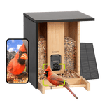 Birdfy Feeder Bamboo - Smart Bird Feeder with Eco-friendly Material
