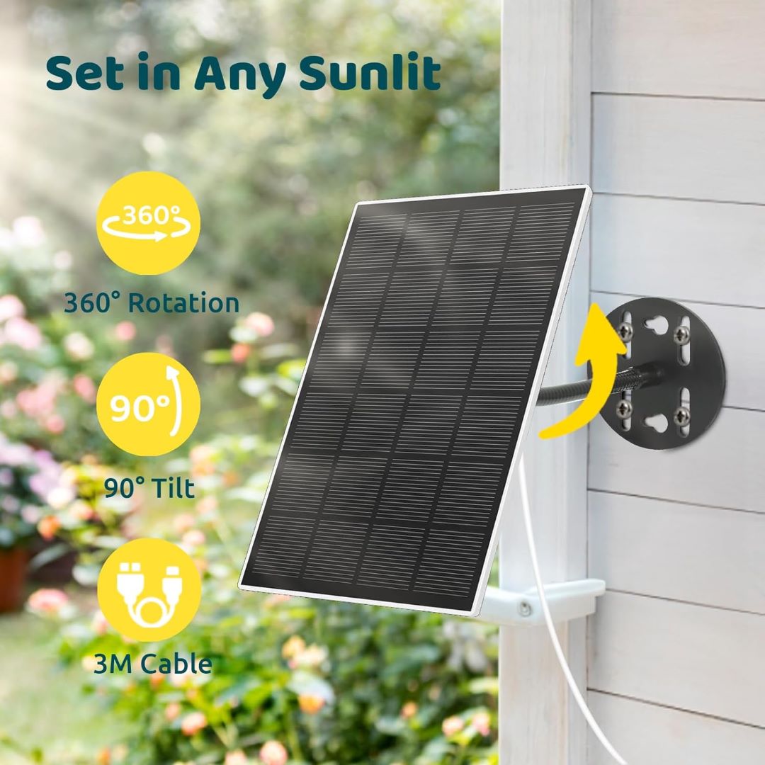 Birdfy Solar Panel (Type C) - Bird Feeder Camera Solar Panel