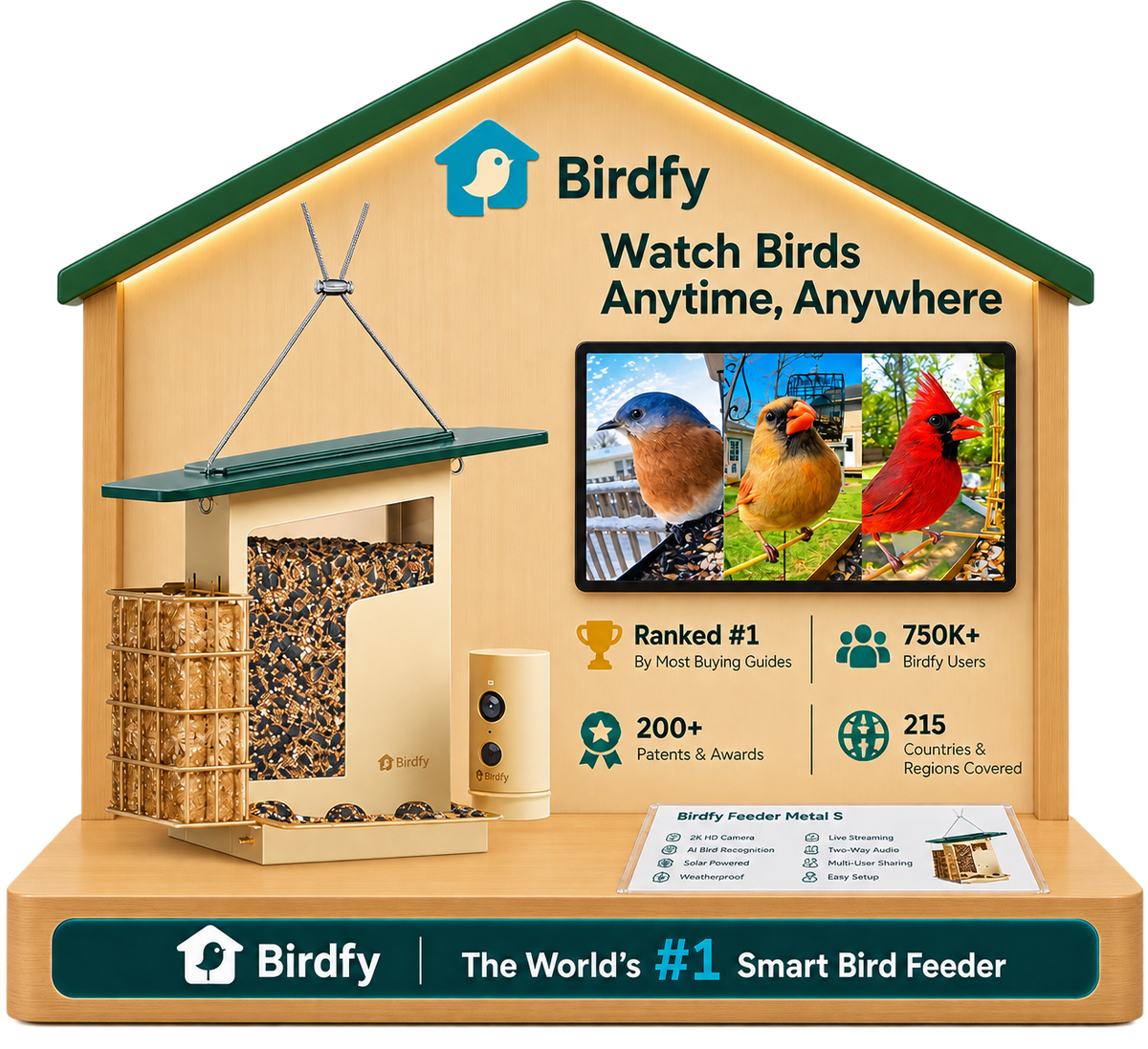 Birdfy Specilized Countertop Display